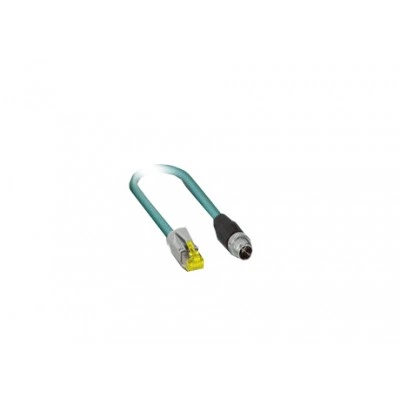 Кабель CBL-M12XMM8PRJ45-BK-100-IP67 Кабель CBL-M12XMM8PRJ45-BK-100-IP67