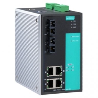 Коммутатор EDS-P506A-4PoE-SS-SC
